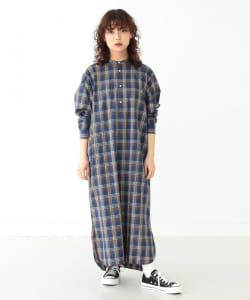 BEAMS JAPAN / チェック シャツ ワンピース