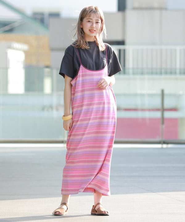 Beams Boy ビームス ボーイ Beams Boy マルチボーダー キャミソール ワンピース ワンピース ワンピース 通販 Beams