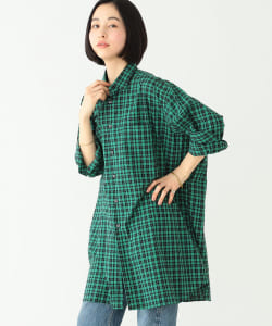 INDIVIDUALIZED SHIRTS × BEAMS BOY / 別注 チェック ワイド ワンピース