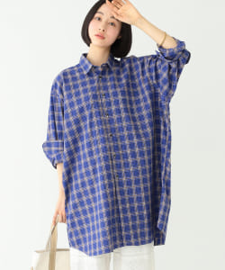 INDIVIDUALIZED SHIRTS × BEAMS BOY / 別注 チェック ワイド ワンピース