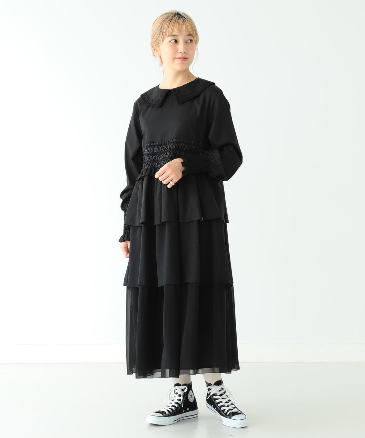 Beams Boy ビームス ボーイ Tori To Beams Boy ウエスト 切替 ワンピース ワンピース ワンピース 通販 Beams