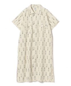 South2 West8 / Short Sleeve Smokey Dress●