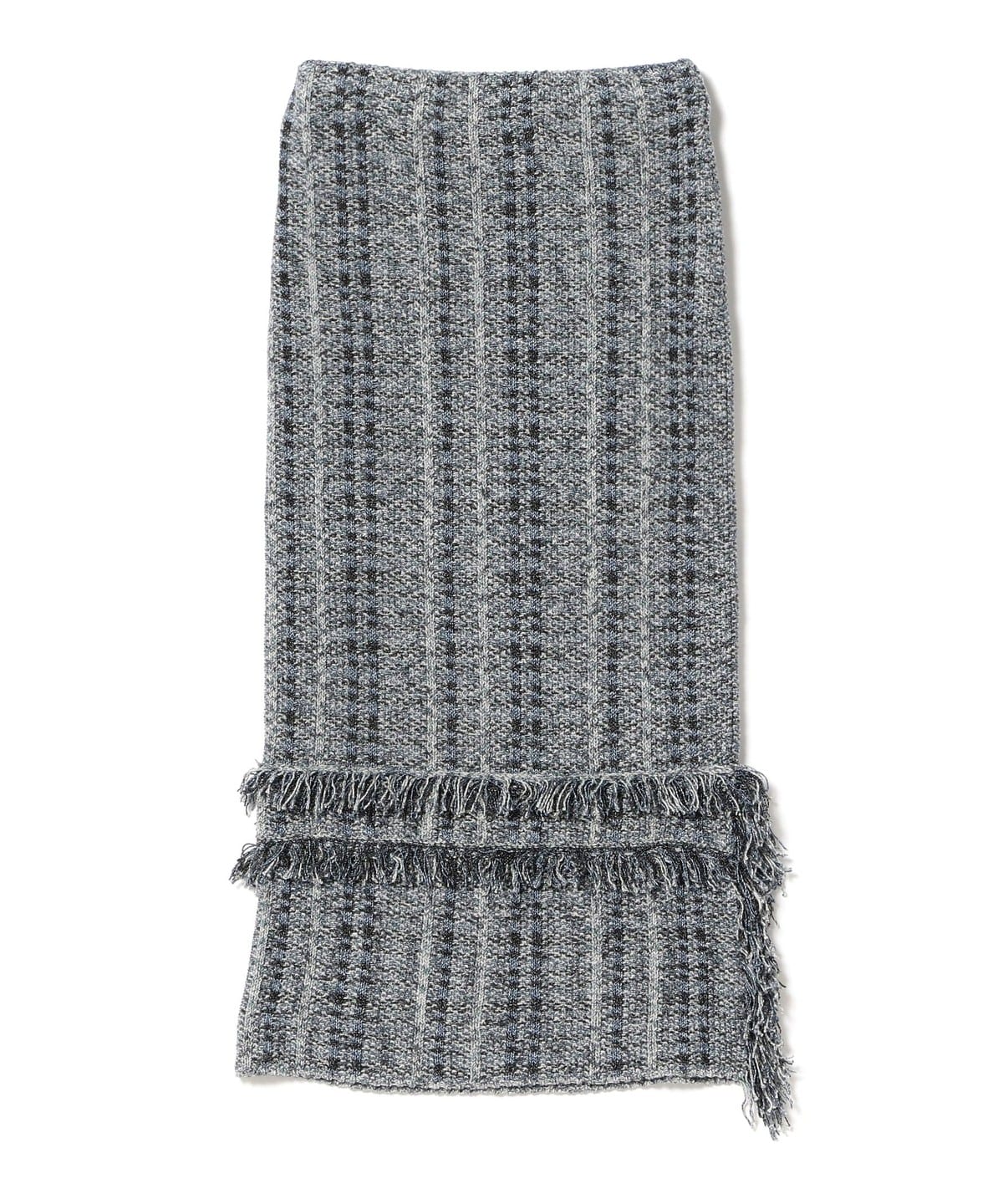 BEAMS BOY BEAMS BOY Outlet] maturely / Knit Tweed Fringe Skirt 