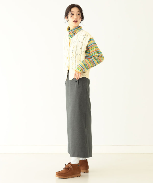 BEAMS BOY BEAMS BOY Outlet] BEAMS BOY / Polyester Marine Skirt (Skirt ...