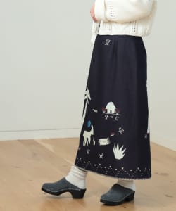メキシカン プリント スカート