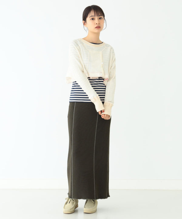 BEAMS BOY（ビームス ボーイ）【アウトレット】maturely Suede Skirt