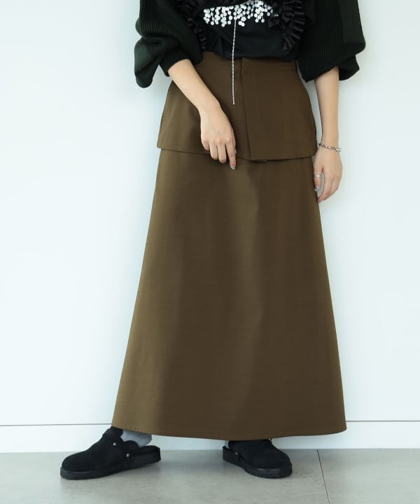 BEAMS BOY（ビームス ボーイ）maturely / TW Detach Waist Skirt