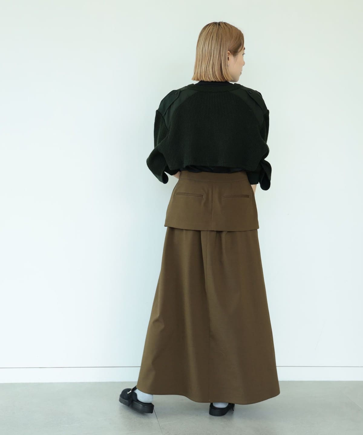 BEAMS BOY（ビームス ボーイ）maturely / TW Detach Waist Skirt