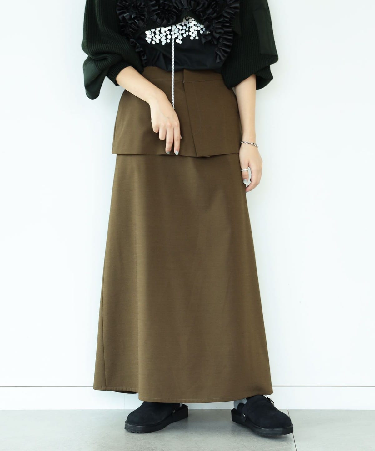 BEAMS BOY（ビームス ボーイ）maturely / TW Detach Waist Skirt