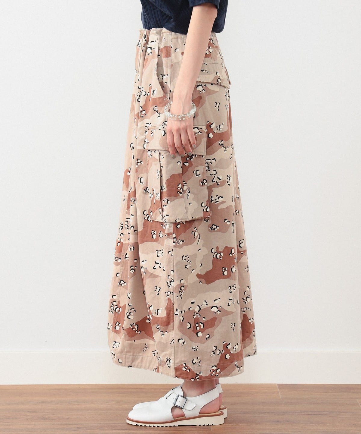 BEAMS BOY (BEAMS BOY) [Special order] NEEDLES / HD Camo Skirt 
