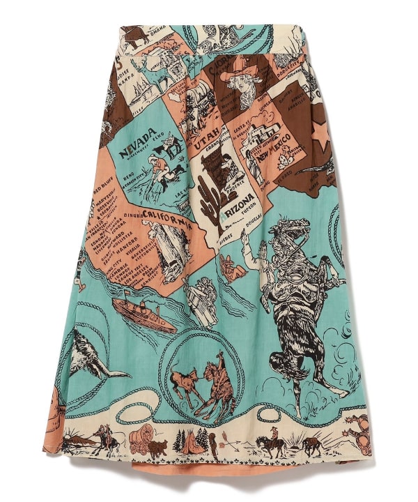 BEAMS BOY (BEAMS BOY) BINDU / Special order map skirt 24SS (skirt  