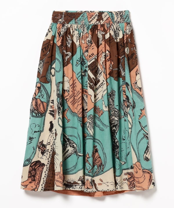 BEAMS BOY (BEAMS BOY) BINDU / Special order map skirt 24SS (skirt  