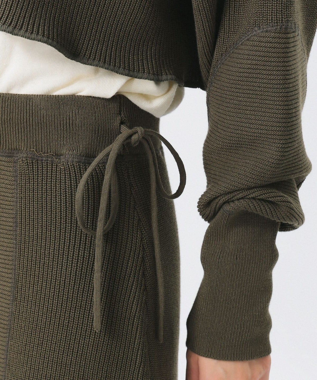 BEAMS BOY （ビームスボーイ） ミリタリー ニット スカート 美品