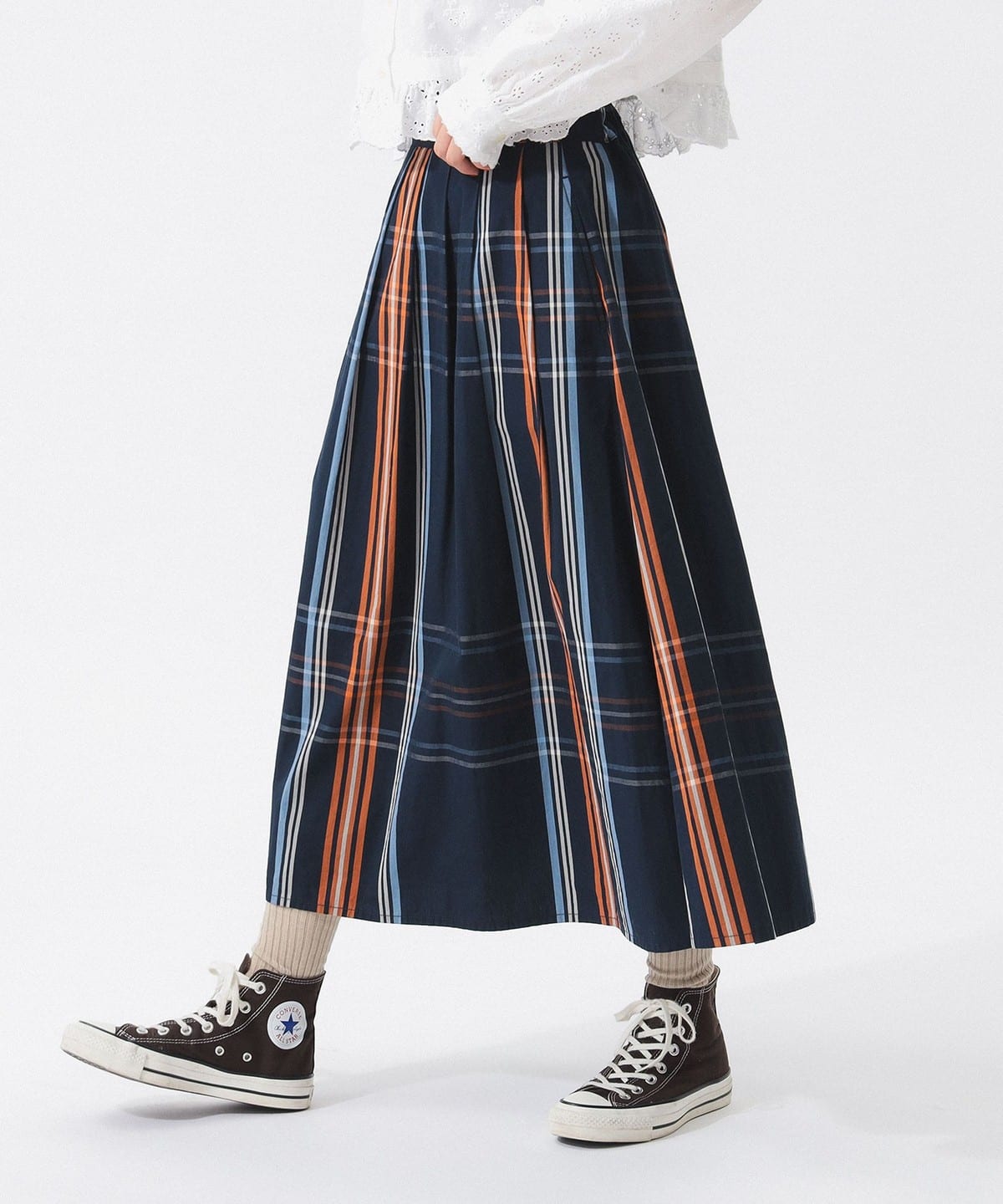 【7/3新規値下げ】ボーイ ビッグ タータン スカート スカート WOMEN NAVY ONE SIZE 【7/3新規値下げ】ボーイ ビッグ タータン スカート スカート WOMEN NAVY ONE SIZE