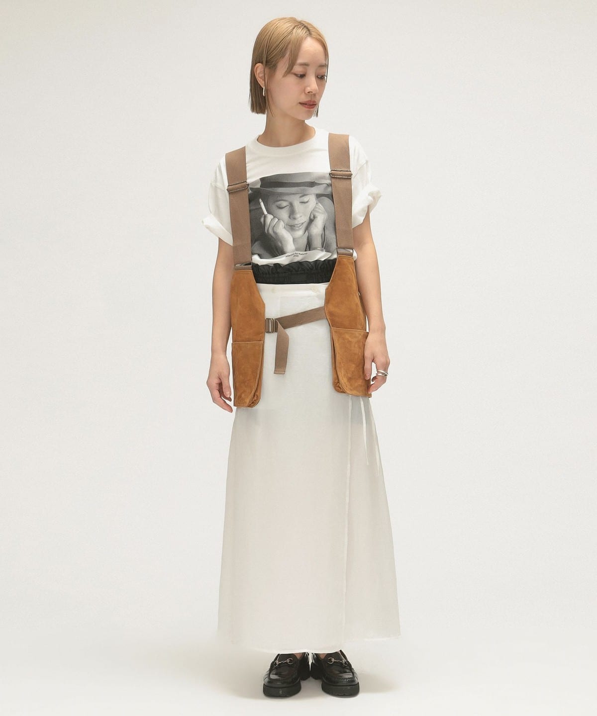 GYPSYさま　おまとめ品② BEAMS BOY（ビームス ボーイ）maturely / サテン ラップ スカート