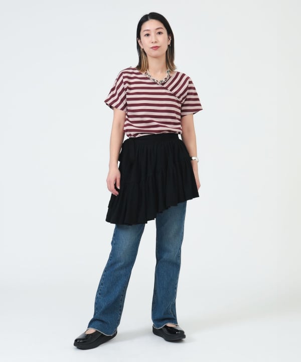 BEAMS JAPAN（ビームス ジャパン）〈WOMEN〉ティアード ラップ