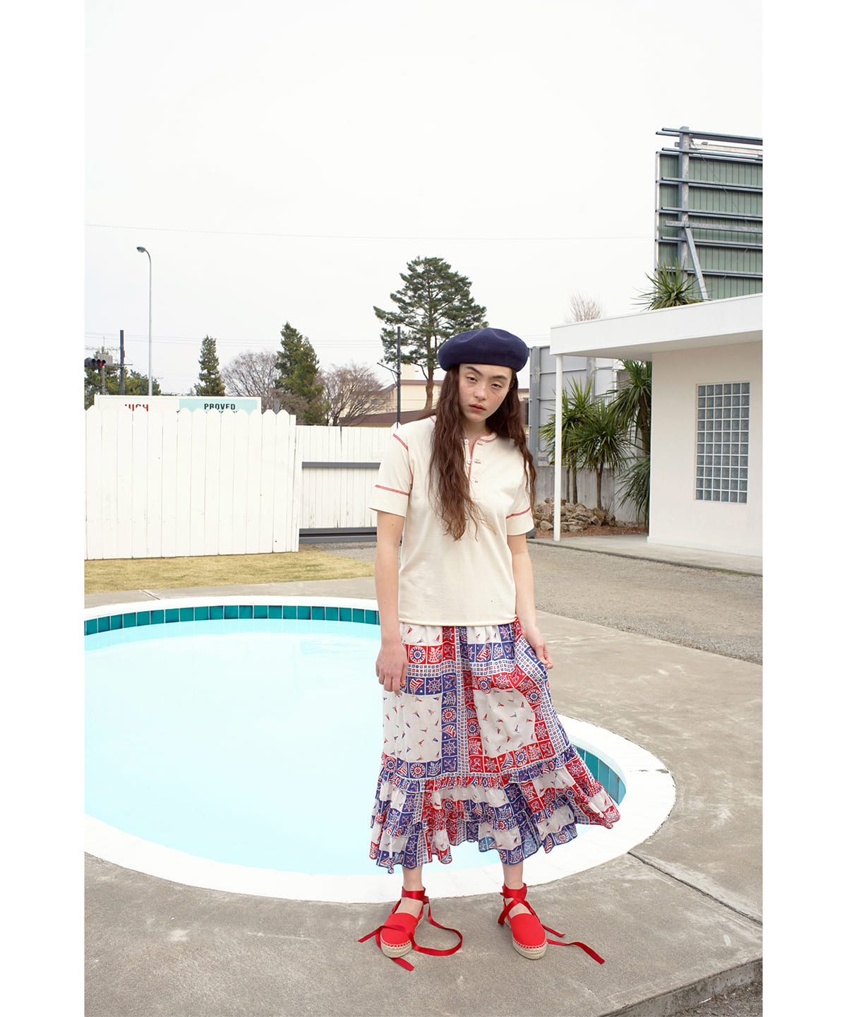 【別注】BINDU ビンドゥー / マリン スカート スカート WOMEN WHITE ONE SIZE 【別注】BINDU ビンドゥー / マリン スカート スカート WOMEN WHITE ONE SIZE