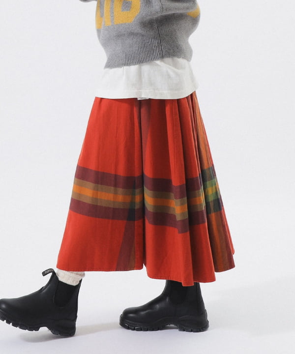 BEAMS BOY（ビームス ボーイ）ビッグ タータン スカート