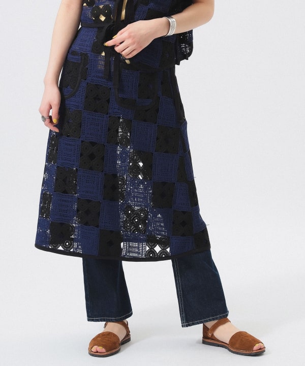 BEAMS JAPAN（ビームス ジャパン）〈WOMEN〉ティアード ラップ