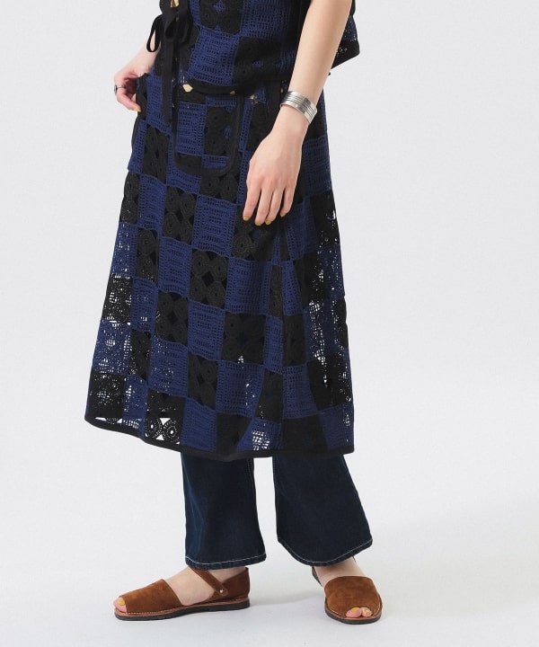 ENGINEERED GARMENTS×BEAMS BOYクロシェラップスカート BEAMS BOY（ビームス ボーイ）【別注】ENGINEERED GARMENTS