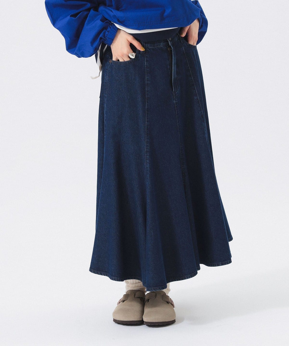 デニム フレア スカート スカート WOMEN INDIGO 0 デニム フレア スカート スカート WOMEN INDIGO 0