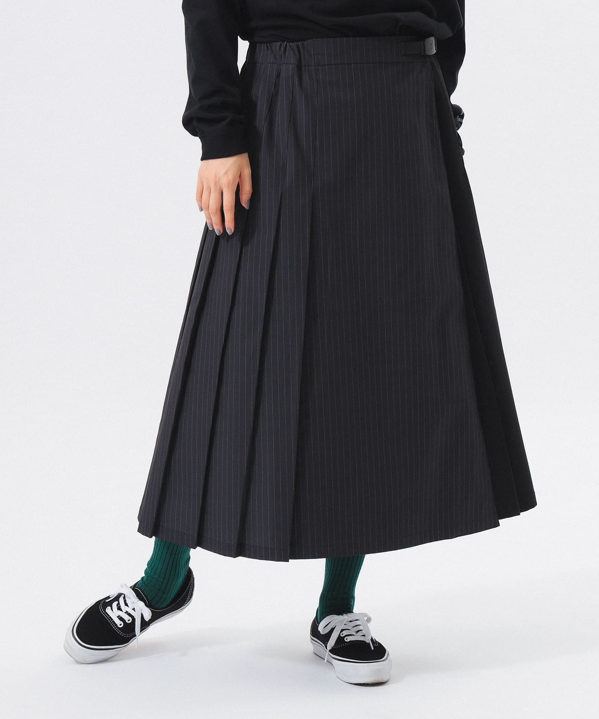 BEAMS BOY - 新品 BEAMS BOY 別注プリント プリーツ スカート