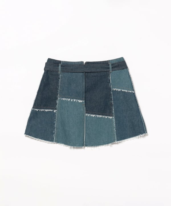 BEAMS JAPAN（ビームス ジャパン）〈WOMEN〉デニム パッチワーク
