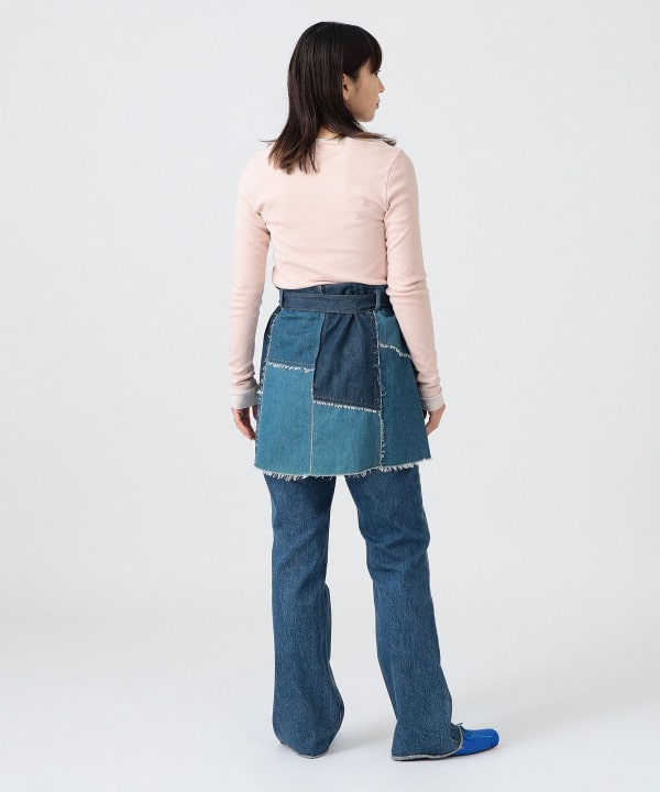 BEAMS JAPAN（ビームス ジャパン）〈WOMEN〉デニム パッチワーク