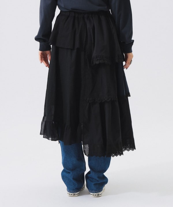 BEAMS BOY / レース ティアード スカート BEAMS BOY（ビームスボーイ）の「BEAMS BOY / レース ティアード