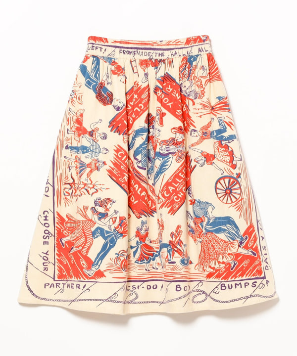 ＊新品タグ付＊BEAMS BOY 【別注】BINDU / ウエスタン スカート BEAMS BOY（ビームス ボーイ）【別注】BINDU / ウエスタン
