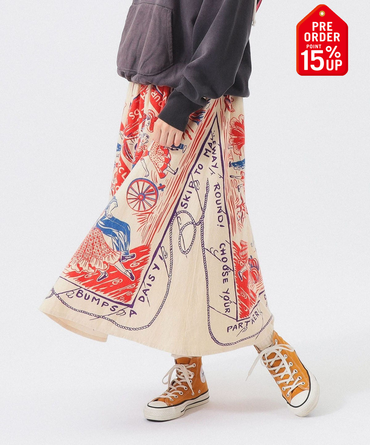 【+15%ポイントUP】【別注】BINDU ビンドゥー / ウエスタン スカート スカート WOMEN BEIGE ONE SIZE 【+15%ポイントUP】【別注】BINDU ビンドゥー / ウエスタン スカート スカート WOMEN BEIGE ONE SIZE