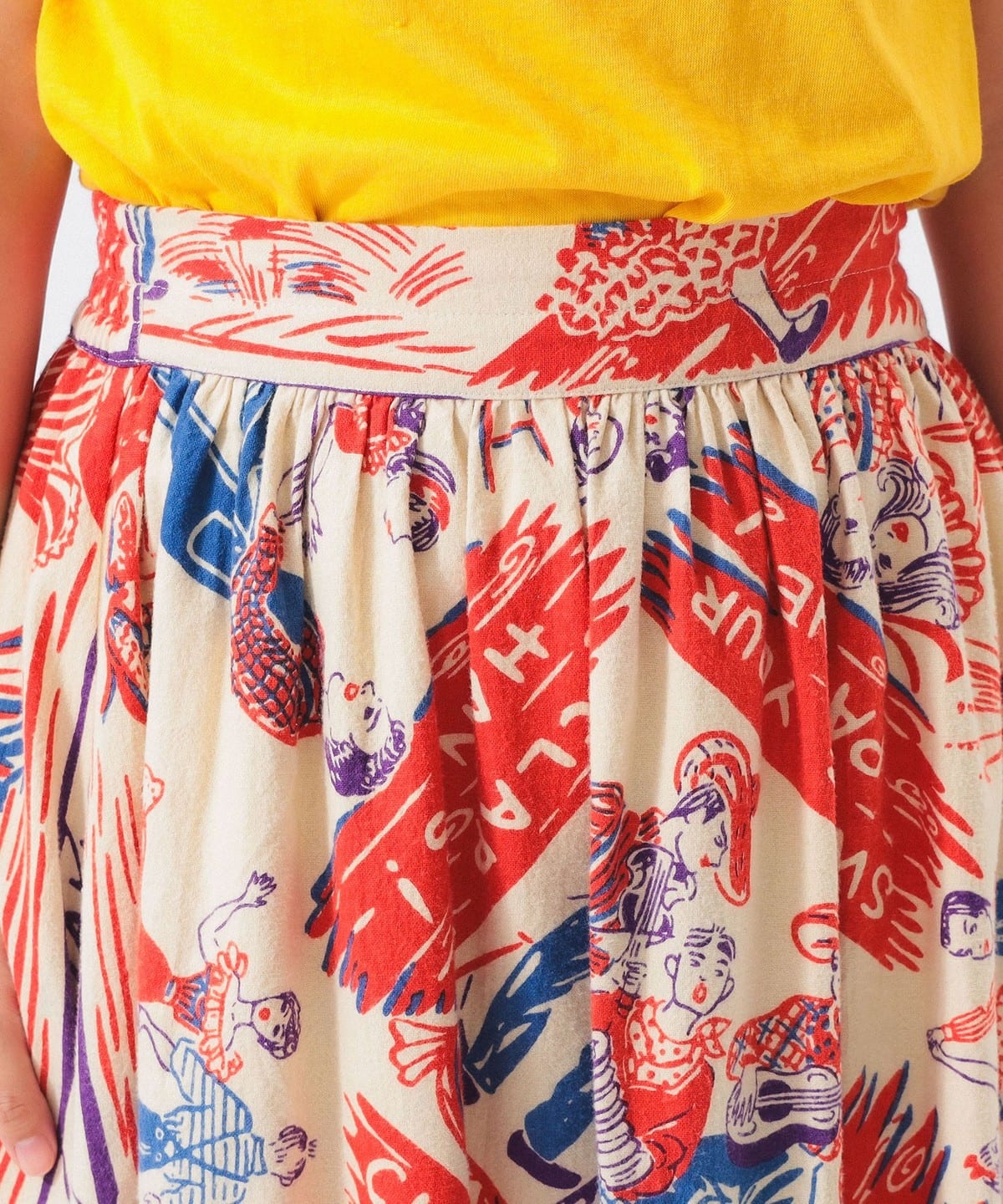 BEAMS BOY（ビームス ボーイ）【別注】BINDU / ウエスタン スカート