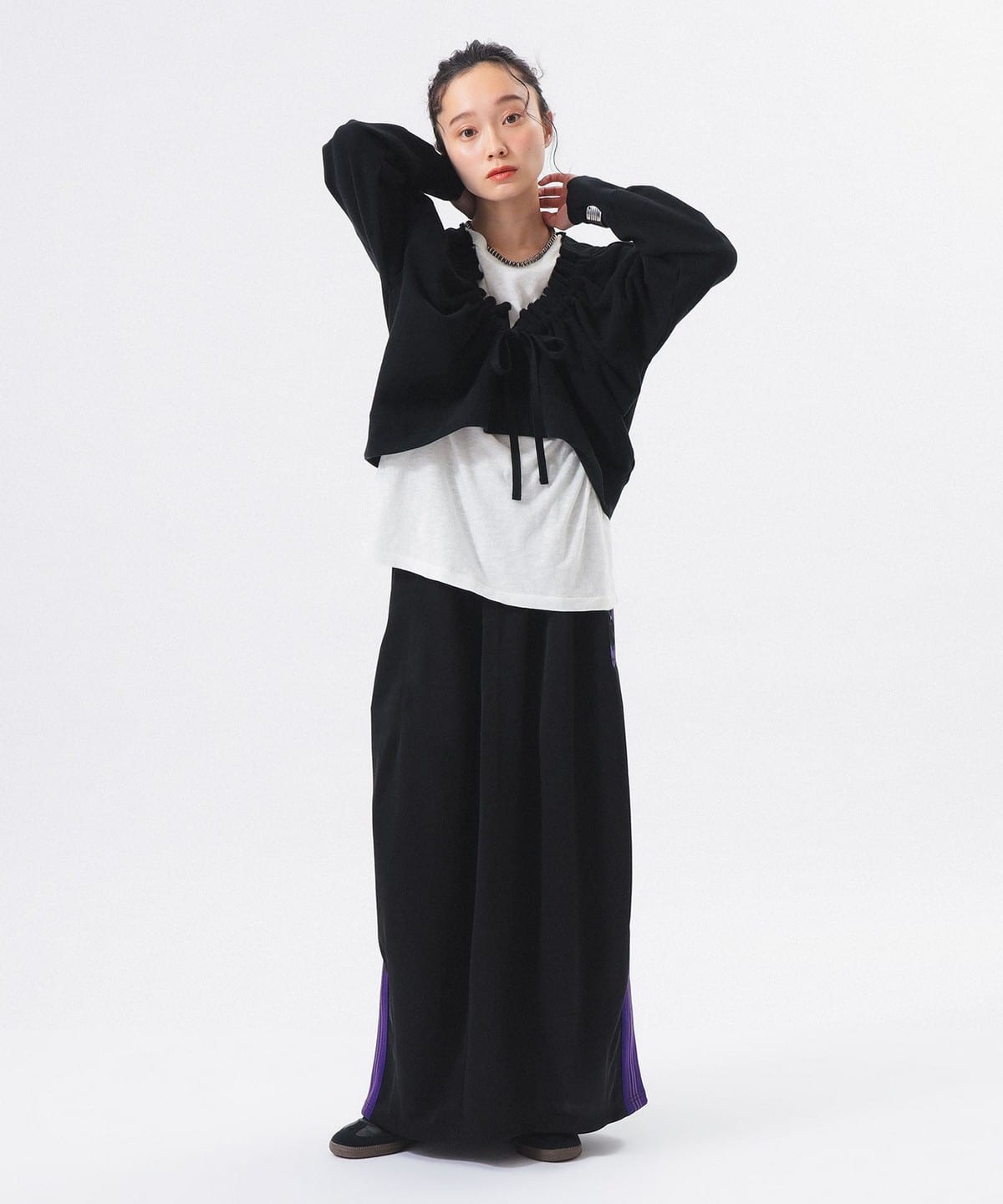 NEEDLES ×BEAMS BOY トラック スカート BEAMS BOY（ビームス ボーイ）【別注】NEEDLES / ヒザデル