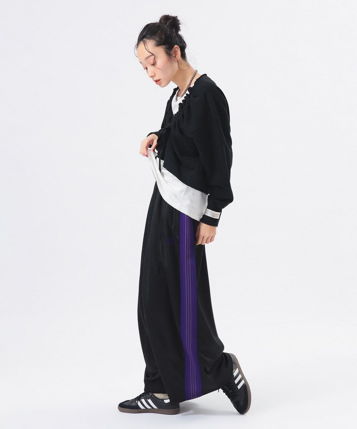 BEAMSBOY別注Needles トラックスカート BEAMS BOY（ビームス ボーイ）【別注】NEEDLES / ヒザデル