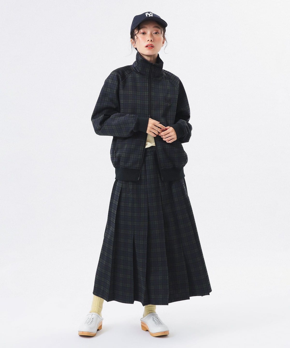スカート NEEDLES Blackwatch Jacquard Pleats Skirt BEAMS BOY（ビームス ボーイ）【別注】NEEDLES / Blackwatch Jacquard