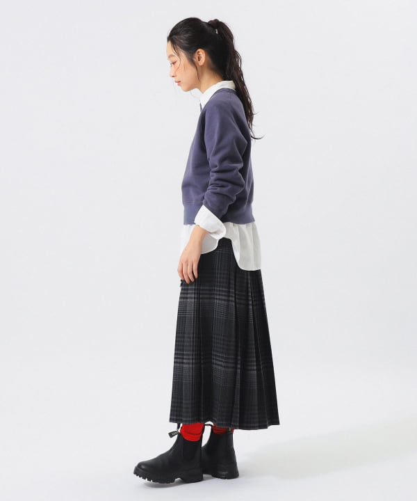 チェック キルト スカート Model : H166 B84 W60 H86　Size : 1