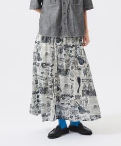 【+10%ポイントUP】【別注】BINDU / アドバタイジング スカート