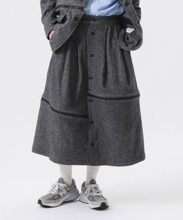【別注】ENGINEERED GARMENTS × BEAMS BOY / Zip Herringbone