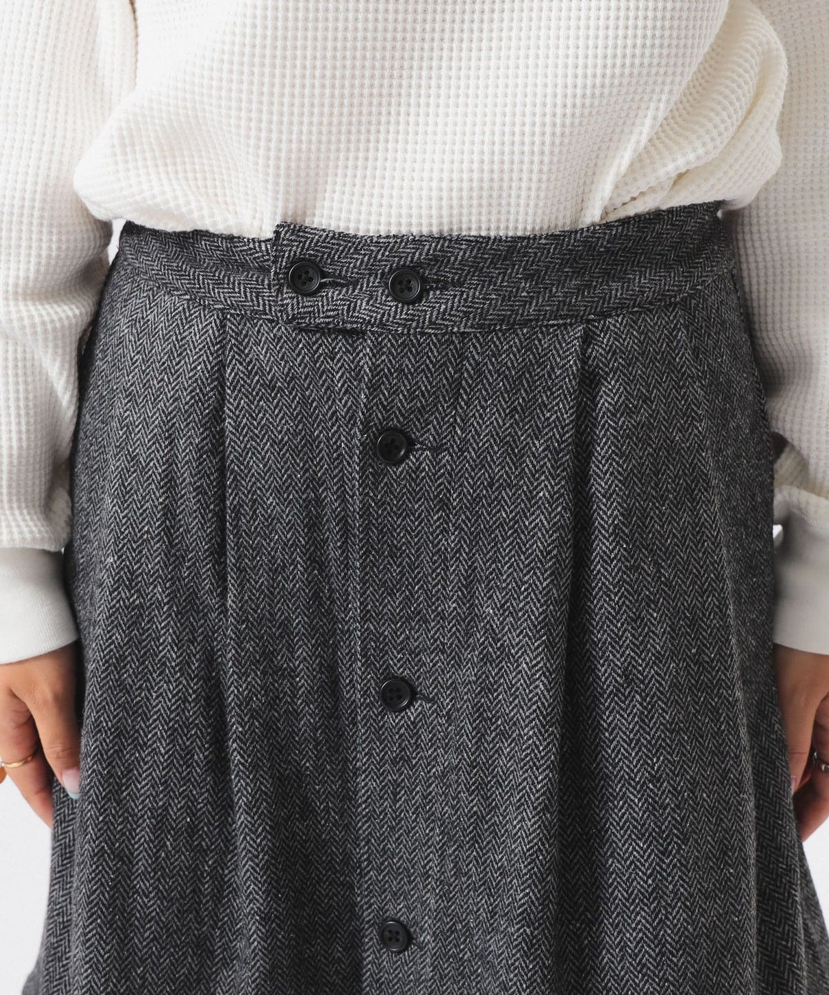 聯名款 Zip Herringbone 裙