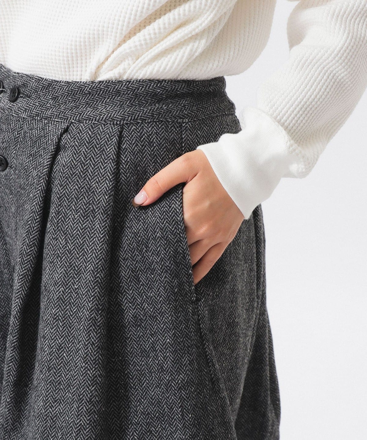 聯名款 Zip Herringbone 裙