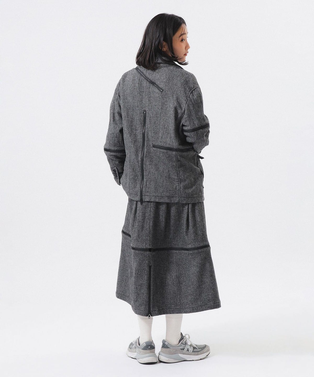 聯名款 Zip Herringbone 裙