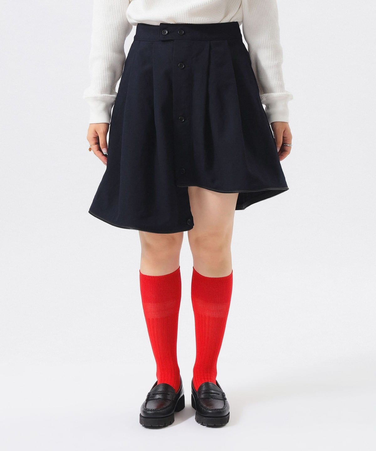 聯名款 Zip Wool Serge 半身裙