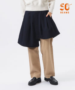 【別注】ENGINEERED GARMENTS × BEAMS BOY / Zip Wool Serge Skirt