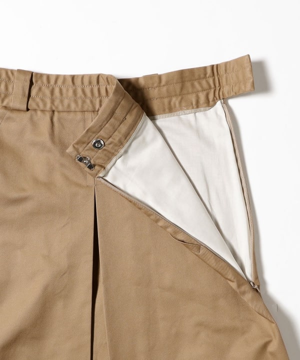 Scye / San Joaquin Cotton Chino Inverted Pleat Skirt