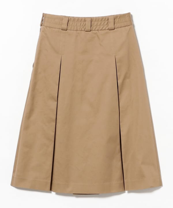 Scye / San Joaquin Cotton Chino Inverted Pleat Skirt
