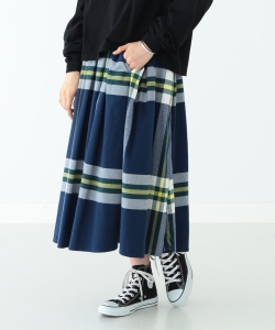 BEAMS BOY / ビッグタータン スカート 18FW