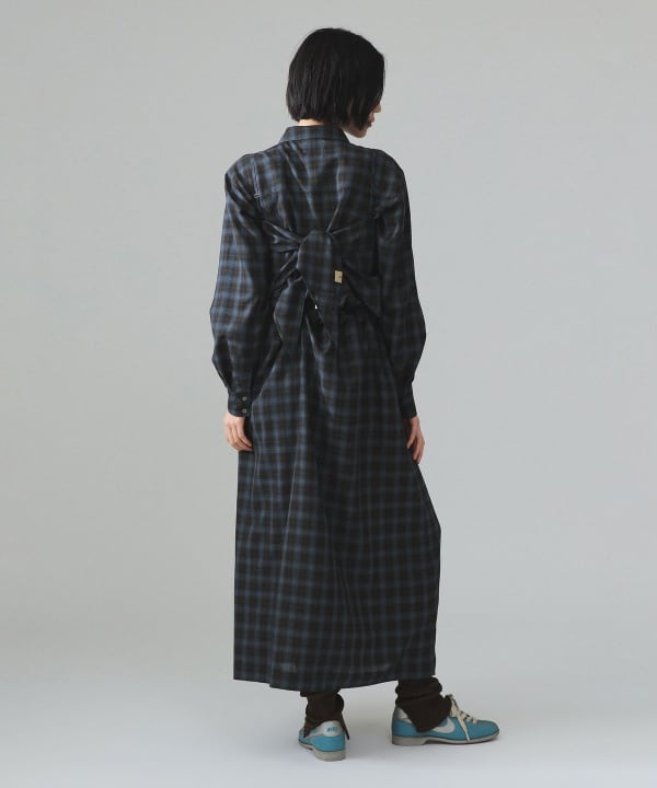 maturely / TW チェック ロング スカート Model : H173 B77 W57 H82　Size : ONE SIZE