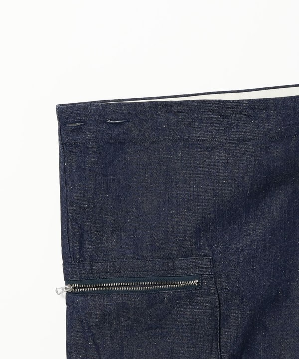 HAVERSACK / 9oz ネップ デニム サロペット スカート