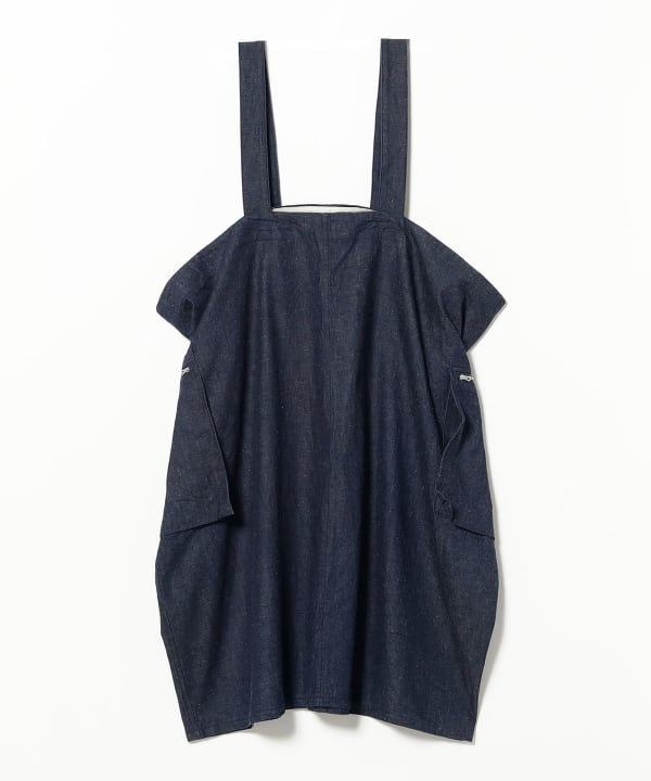 HAVERSACK / 9oz ネップ デニム サロペット スカート