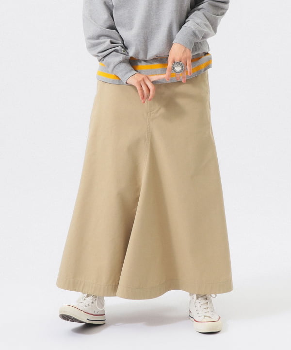 【+10%ポイントUP】チノ スカート H165 B80 W59 H85　Size : 2